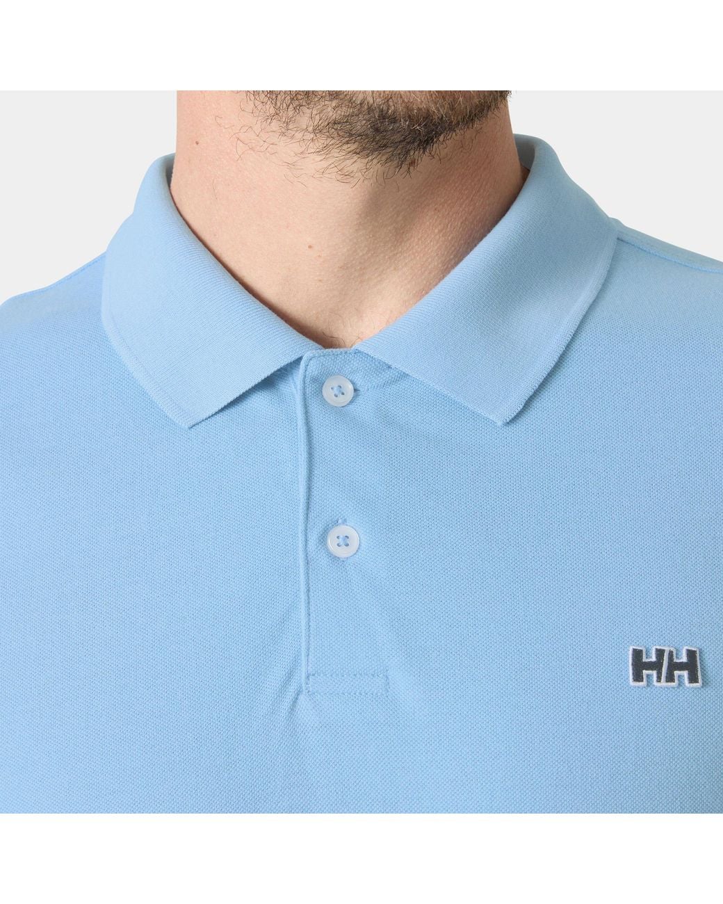 Helly Hansen Blue Elba Fitted Polo for men