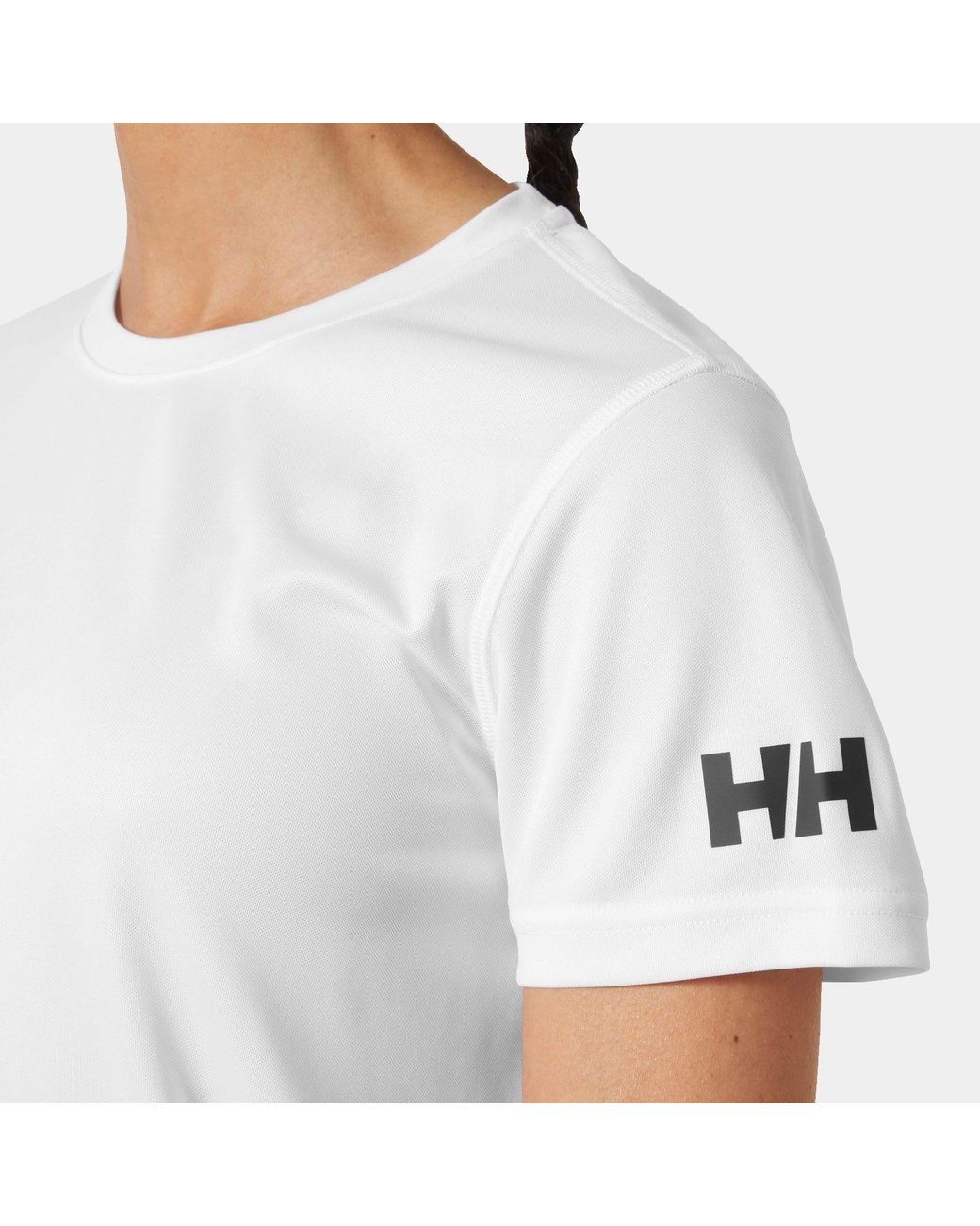 Hh Tech T-Shirt 2.0 Bianco di Helly Hansen in White