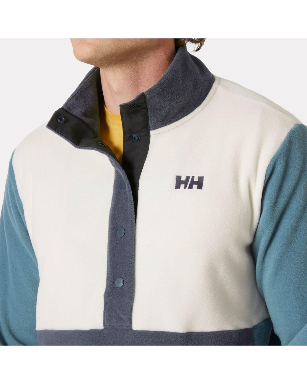 Helly Hansen Blue Daybreaker Snap Pullover for men