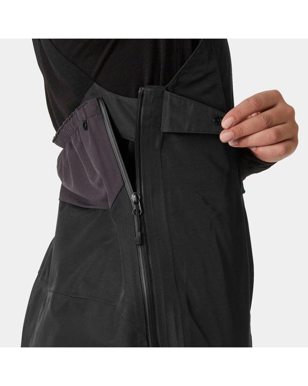 Helly Hansen Black Elevation Infinity Shell Bib Ski Pants