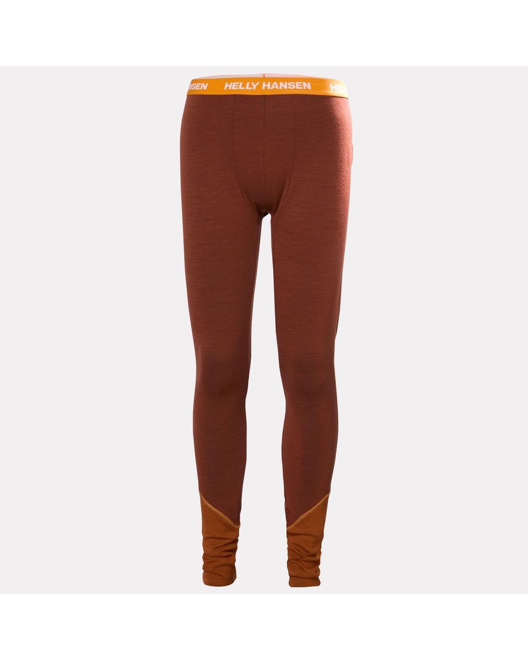 Helly Hansen Red Lifa Merino Midweight Winter Pants for men