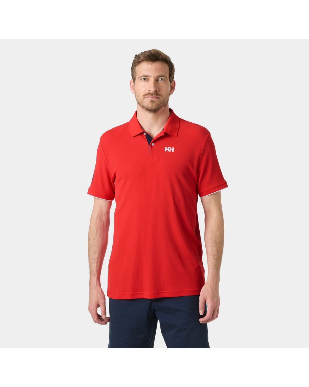 Ocean Polo 2.0 Rosso di Helly Hansen in Red da Uomo