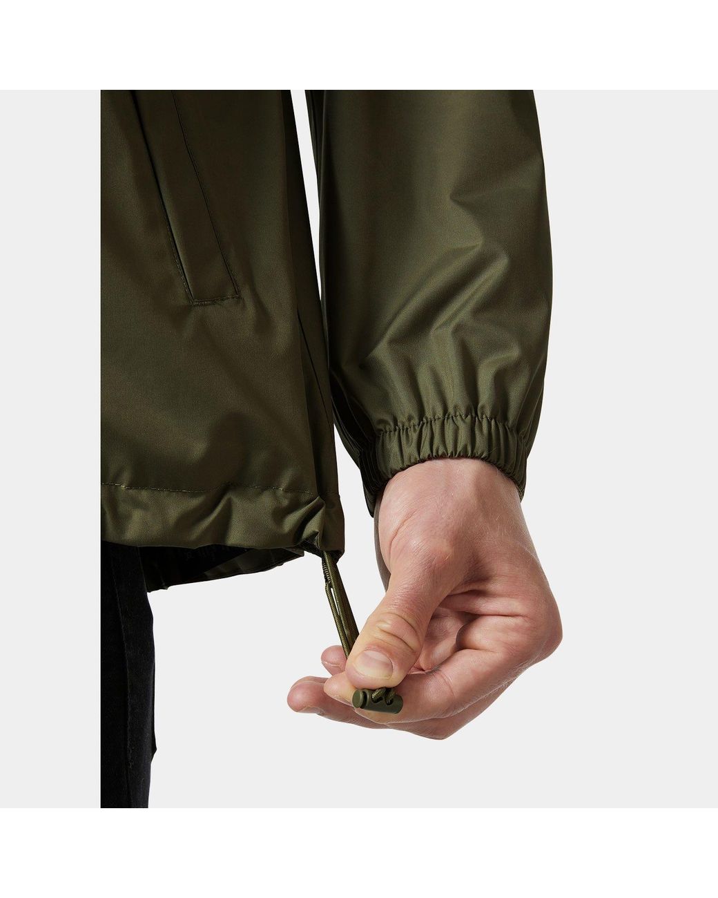 Helly Hansen Green Vancouver Rain Jacket for men