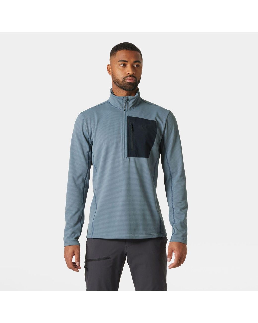 Helly Hansen Blue Versalite Half Zip Fleece for men