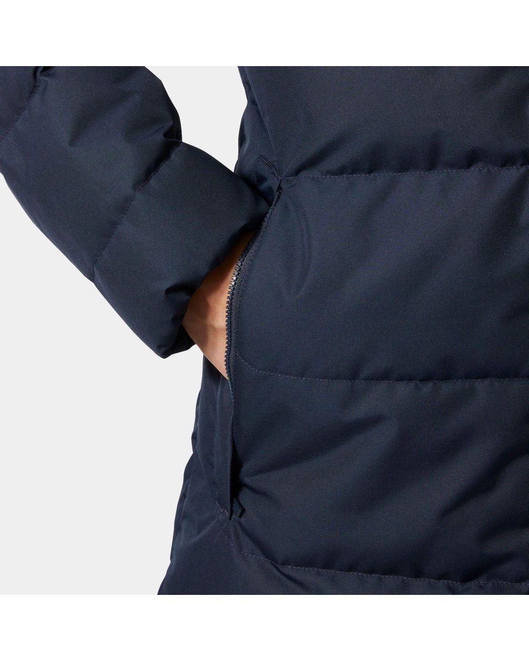 Helly Hansen Blue Aden Down Long Parka