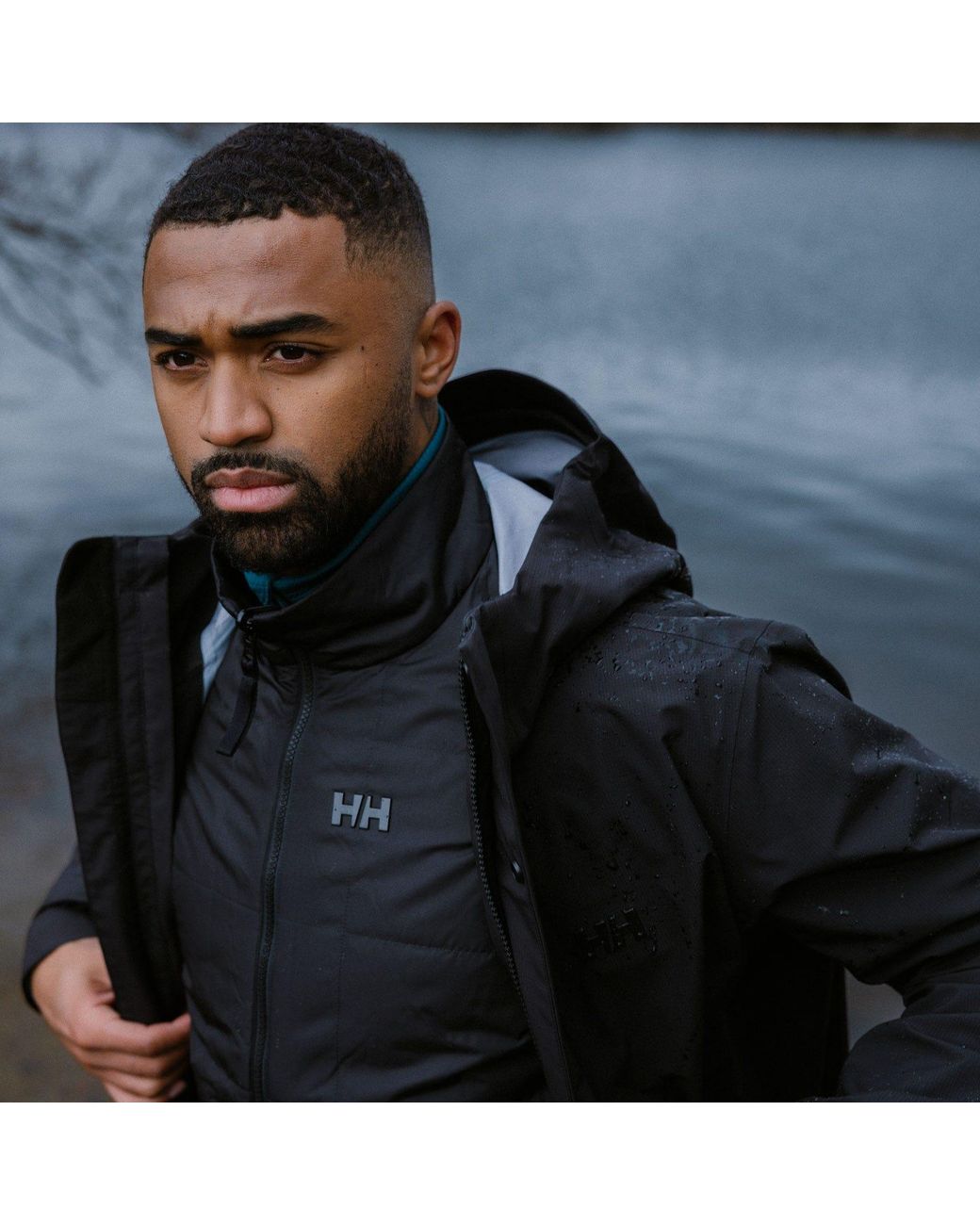 Helly Hansen Black Vika 3-In-1 Coat for men