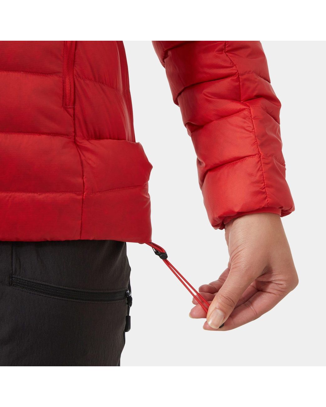 Helly Hansen Red Verglas Hooded Down Jacket 2.0