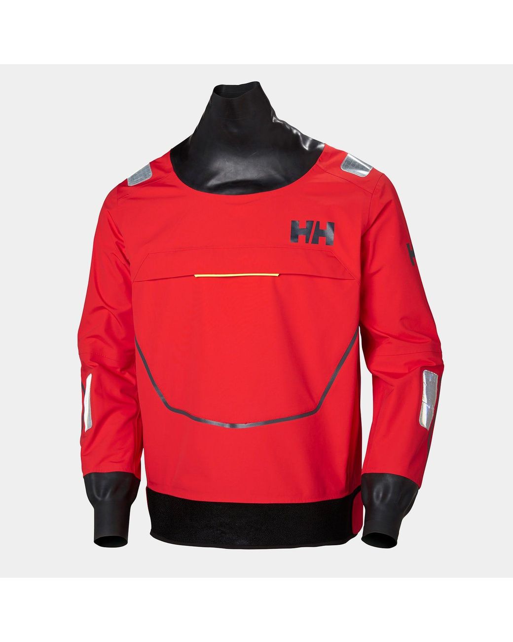 Helly Hansen Red Aegir Race Offshore Smock Light Pro Top for men