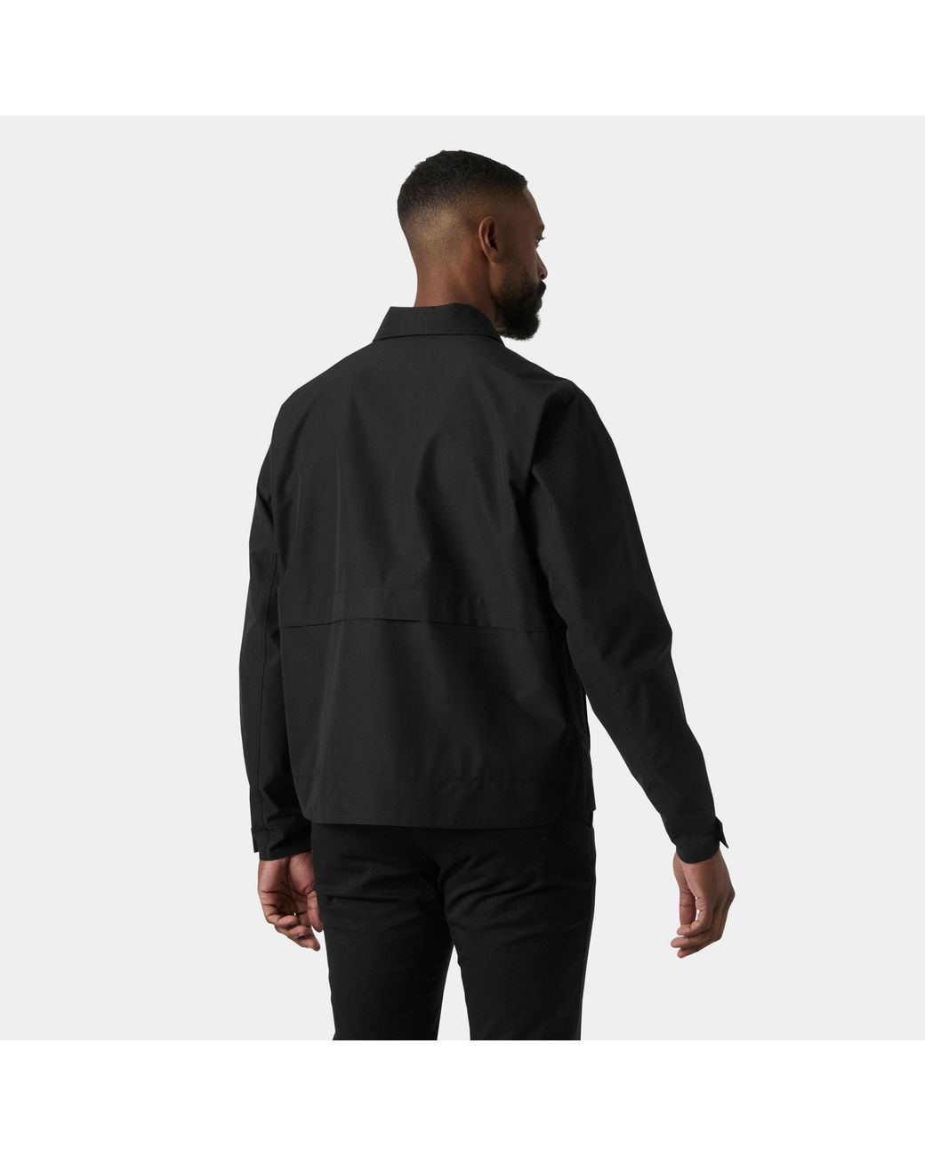 Helly Hansen Black City Coach Jacket for men