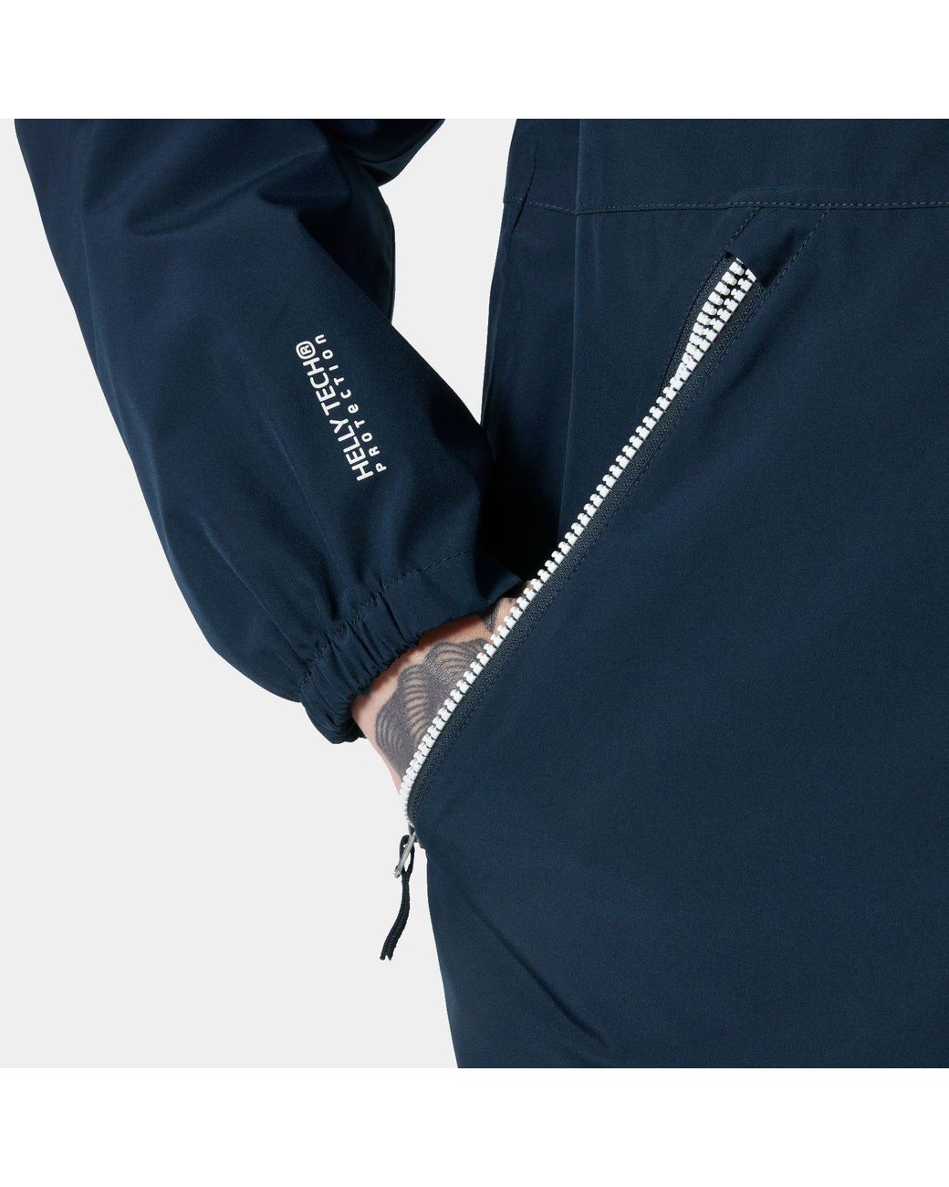 Helly Hansen Blue Helly-hansen Sandoy Rain Jacket for men
