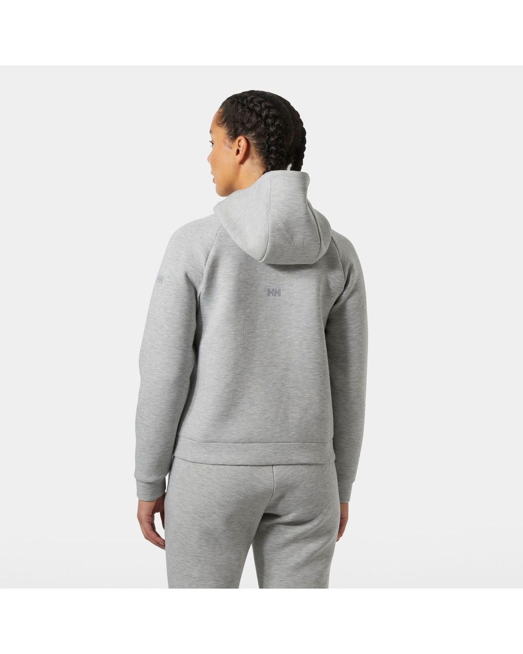 Helly Hansen Gray Hp Ocean Full-Zip Short Jacket
