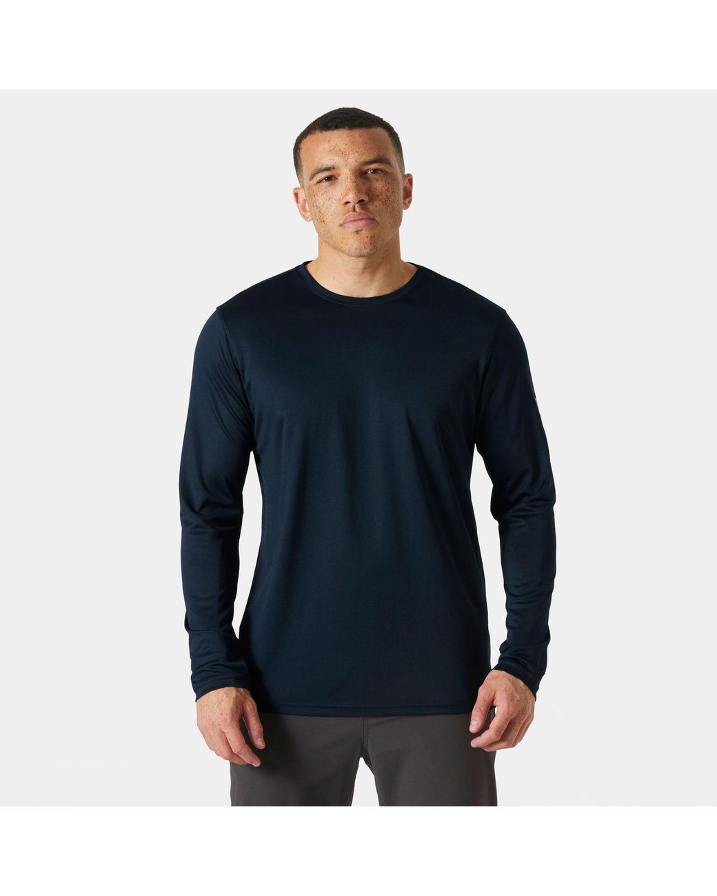 Helly Hansen Blue Hh Tech Crew Ls 2.0 for men