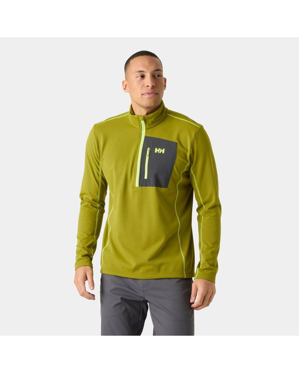 Helly Hansen Green Versalite Half-Zip Fleece for men