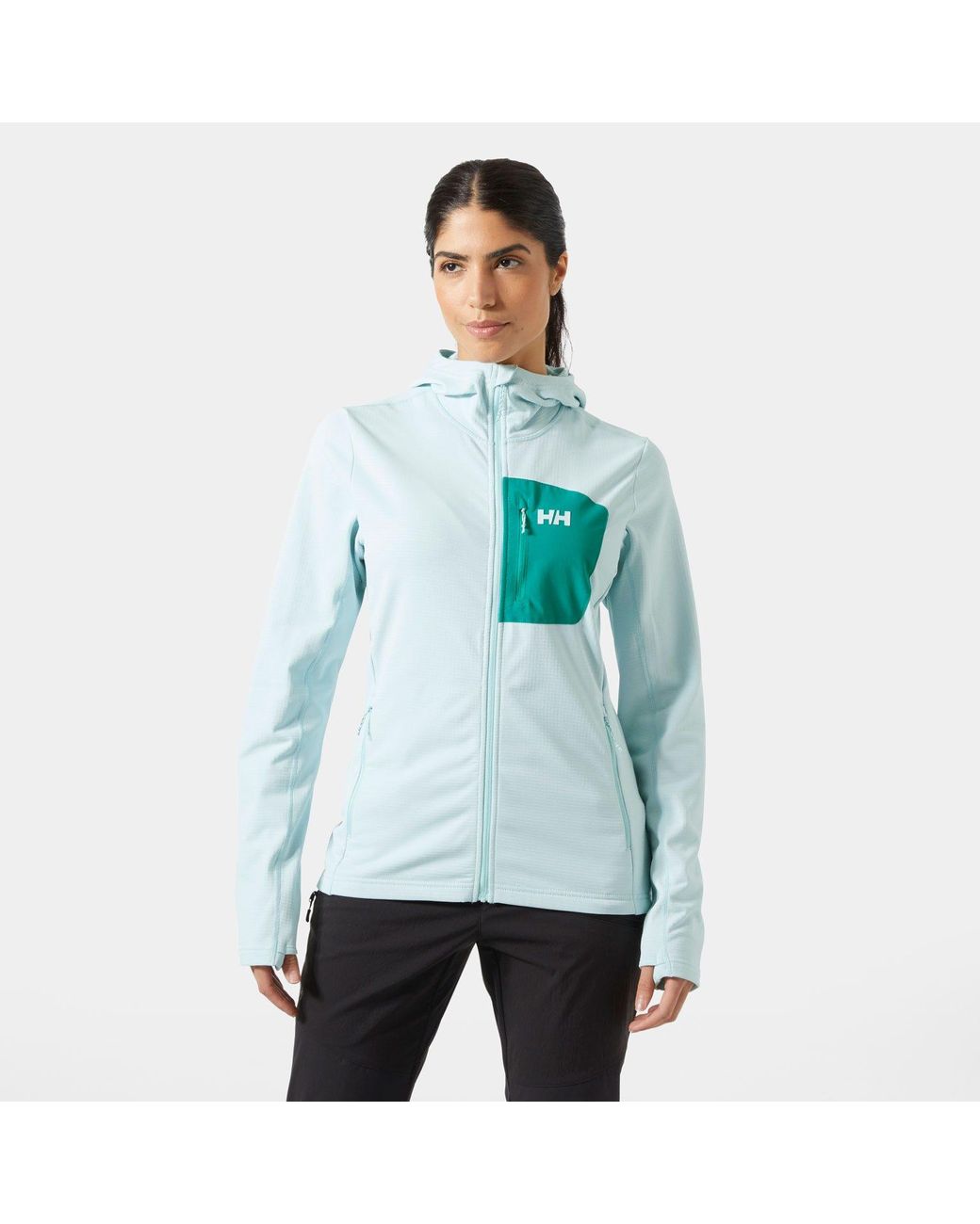Helly Hansen Blue Versalite Hooded Fleece Jacket