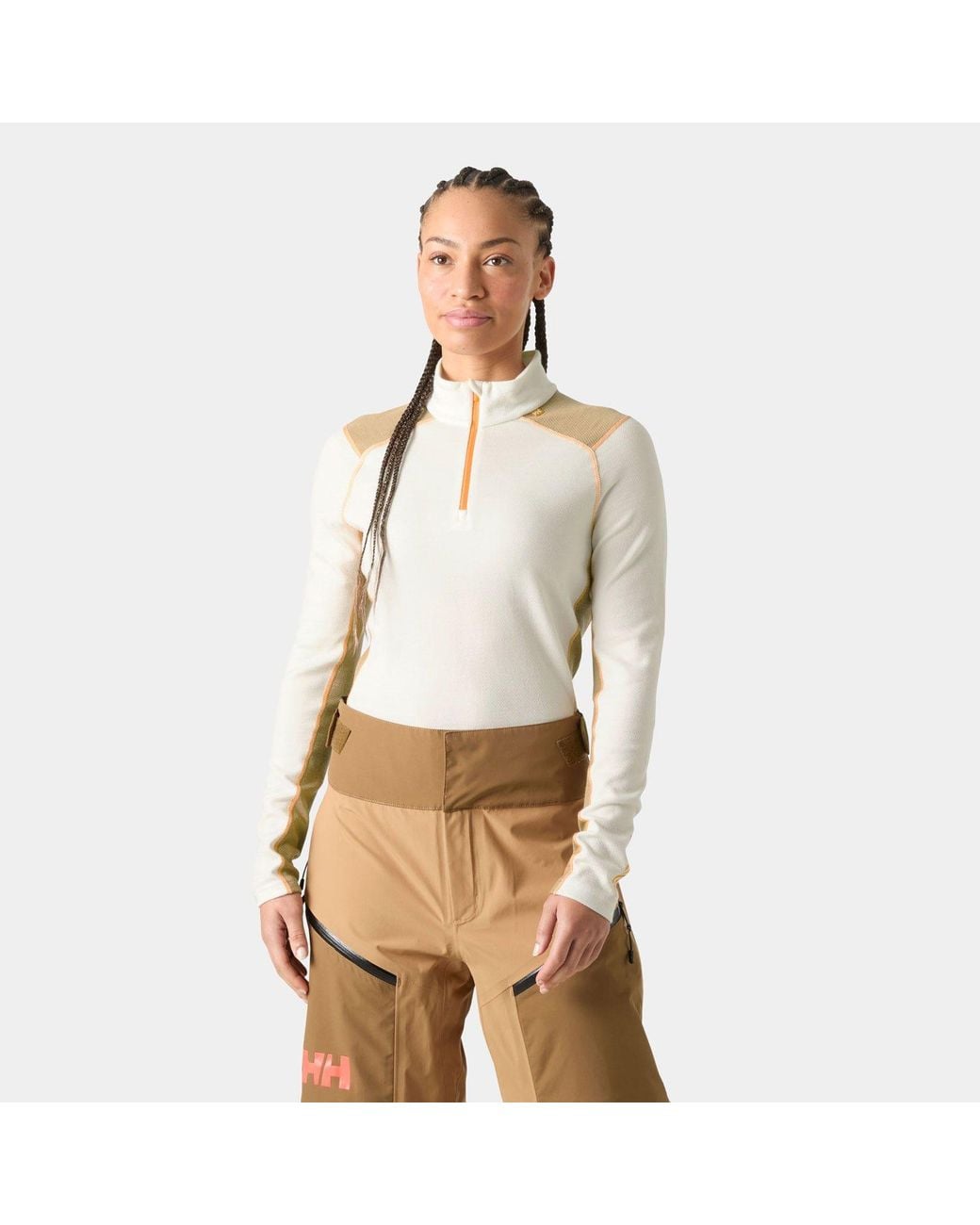 Helly Hansen Natural Lifa Merino Midweight 1/2 Zip Base Layer