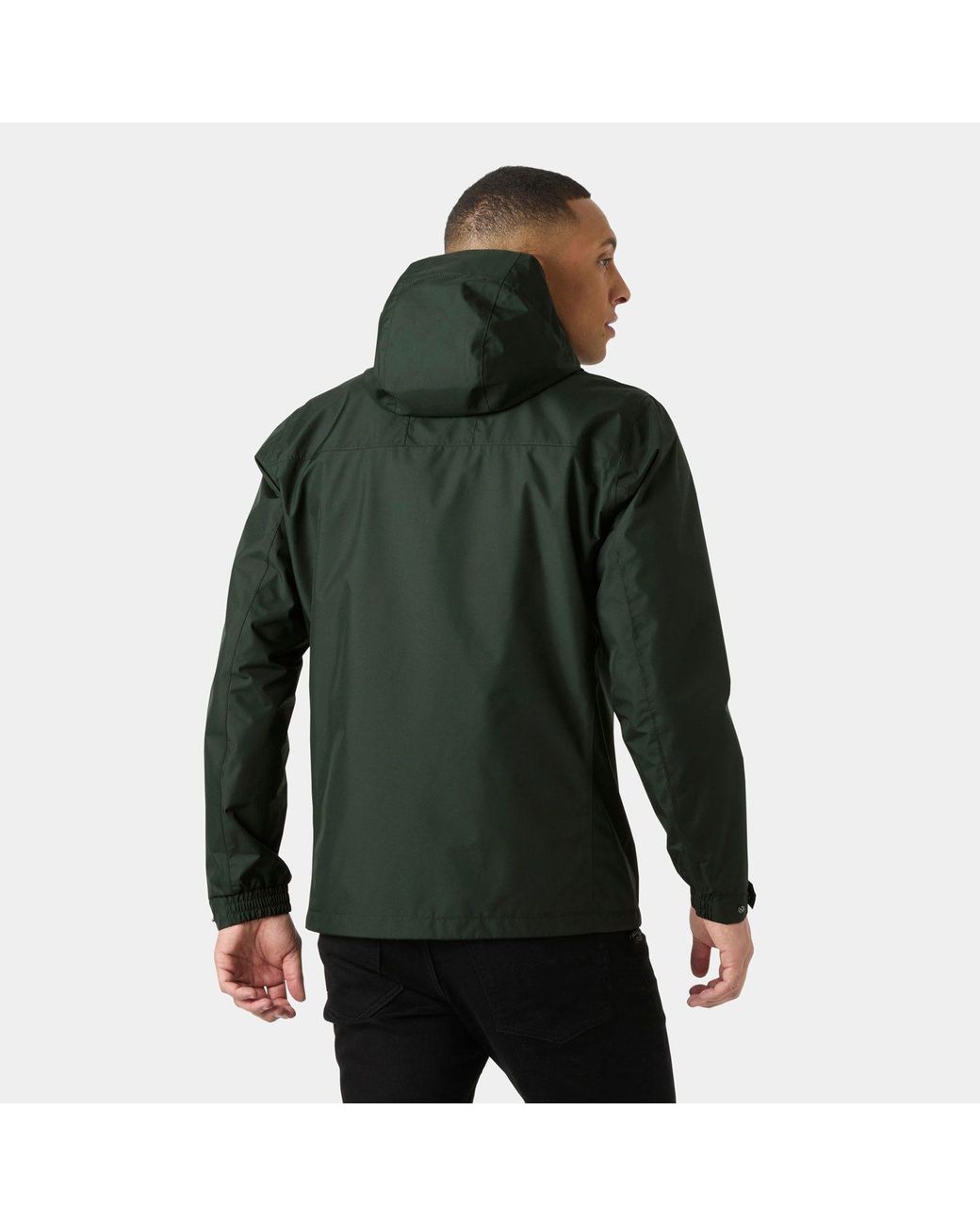 Helly Hansen Green Dubliner Shell Rain Jacket for men