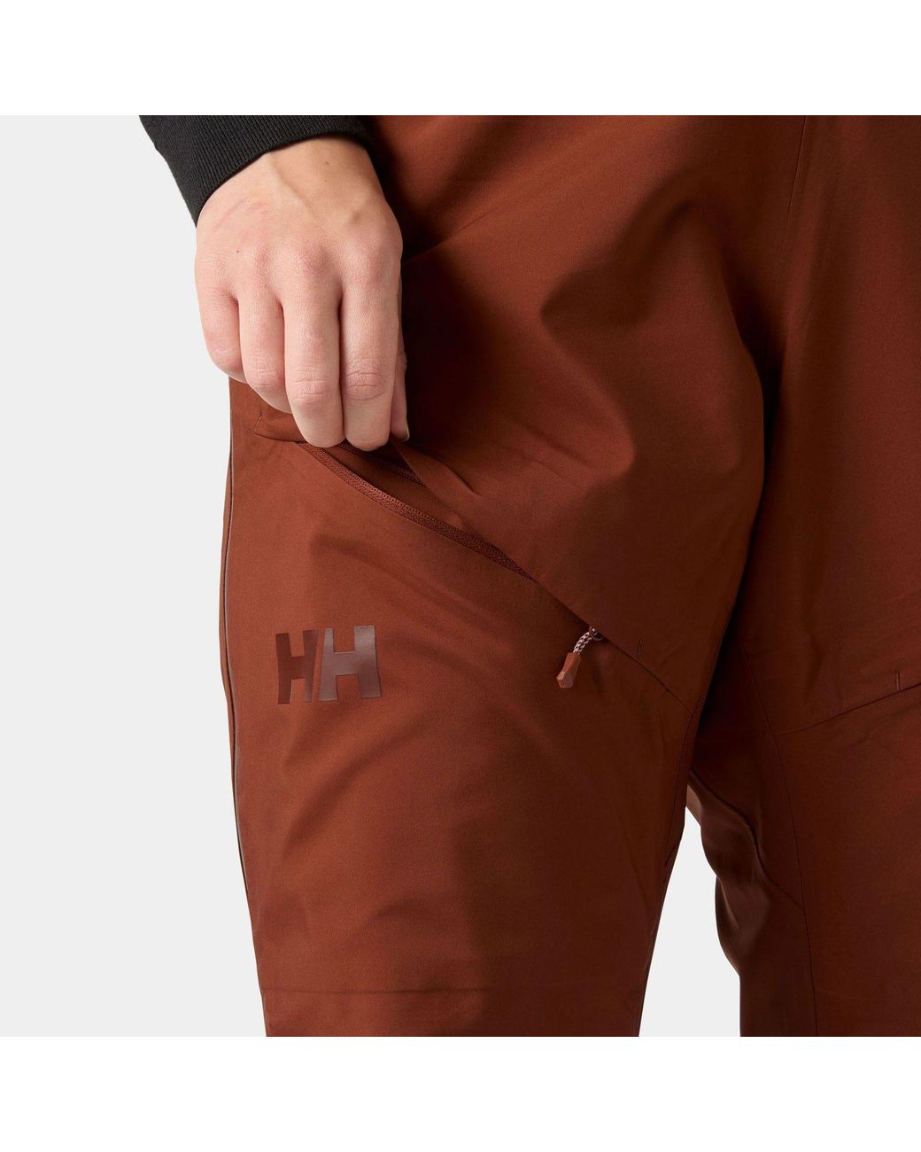 Helly Hansen Red Verglas Backcountry Bib Shell Pants