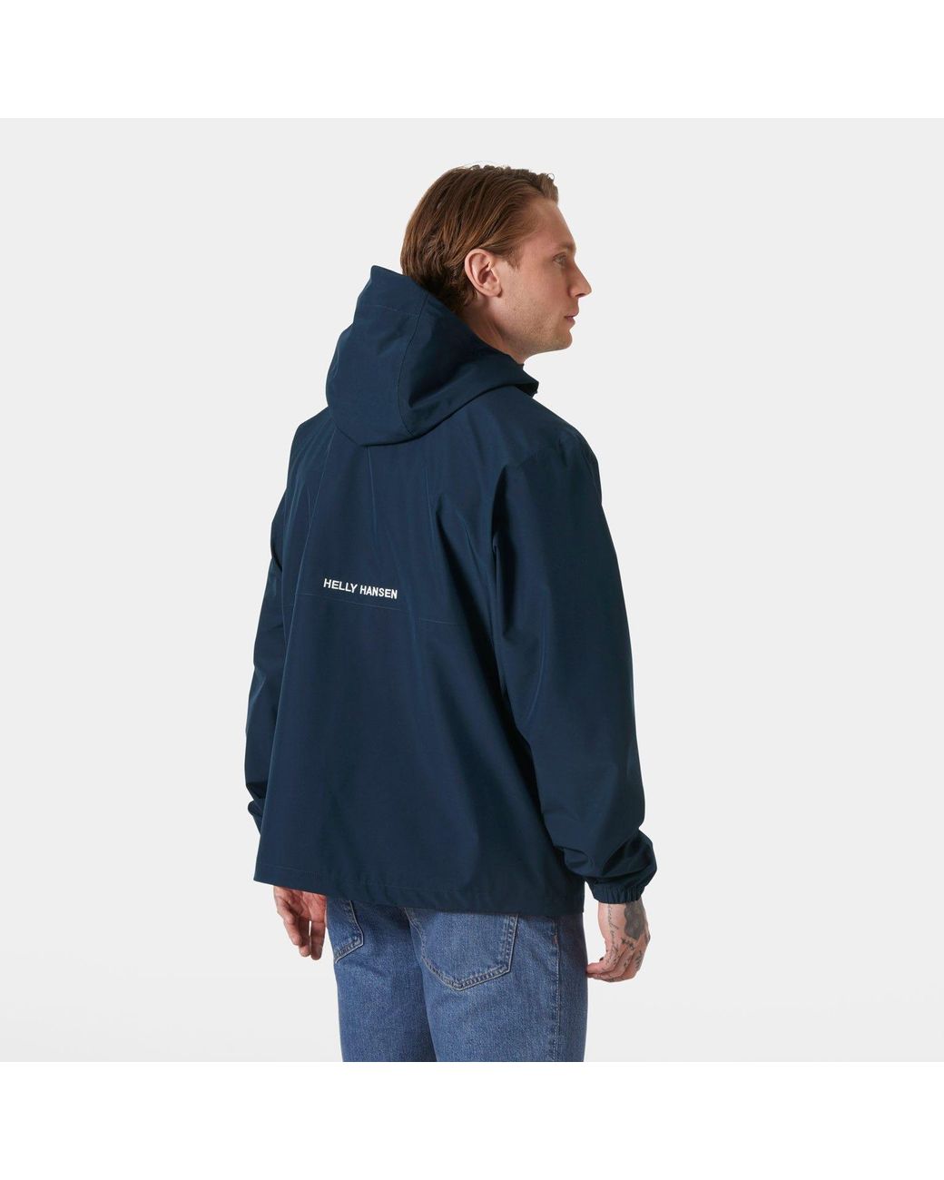 Helly Hansen Blue Helly-hansen Sandoy Rain Jacket for men