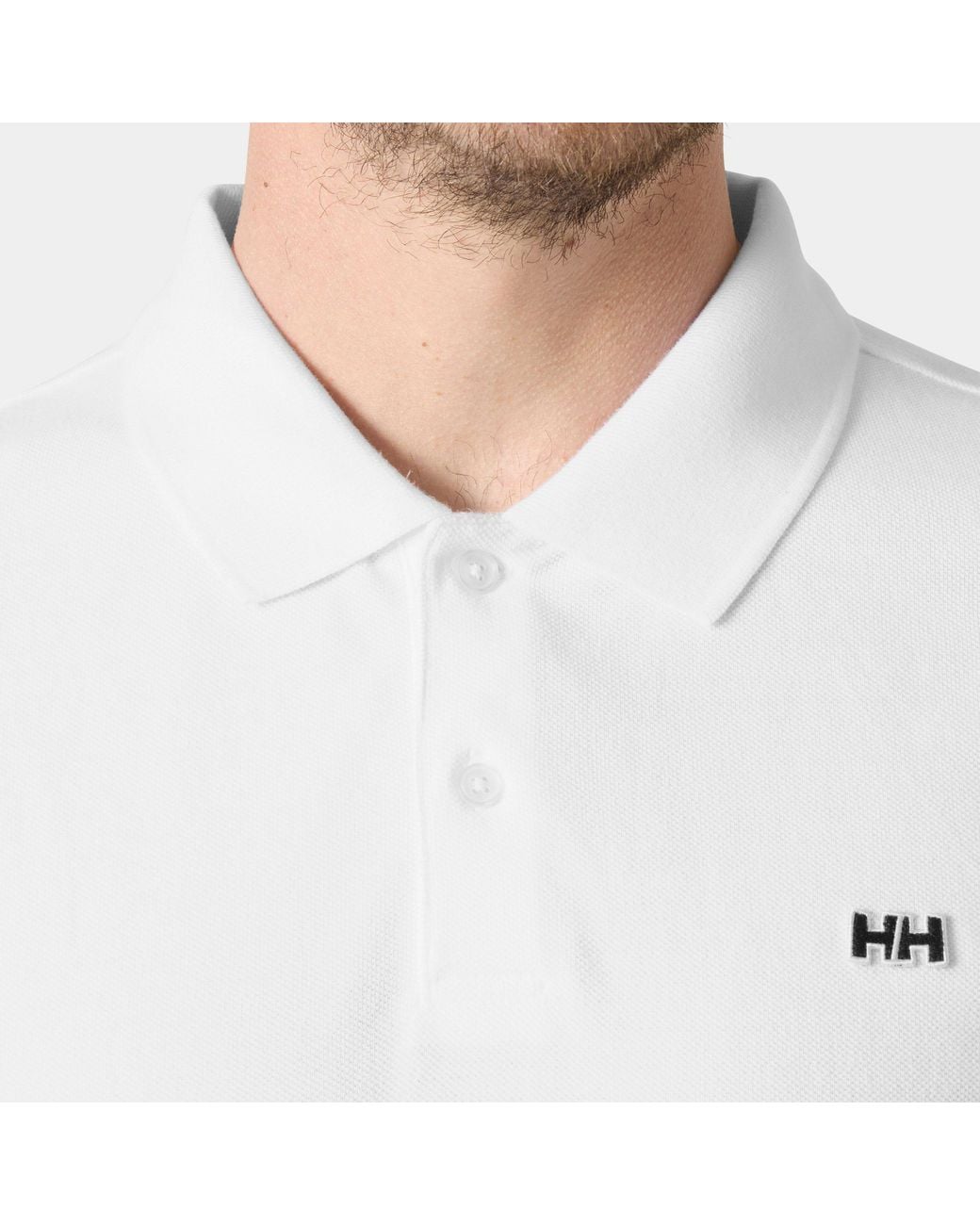 Helly Hansen White Hudson Polo for men