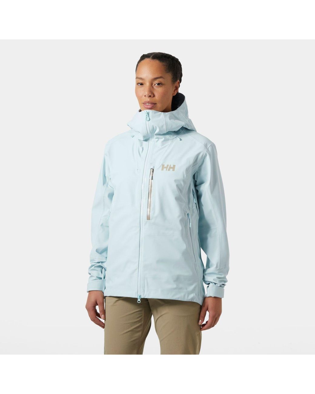 Helly Hansen Blue Verglas Backcountry Ski Shell Jacket