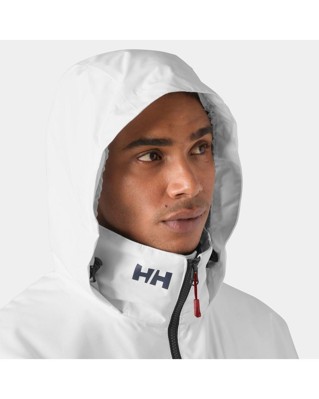 Helly Hansen Gray Crew Hooded Midlayer Jacket 2.0 for men