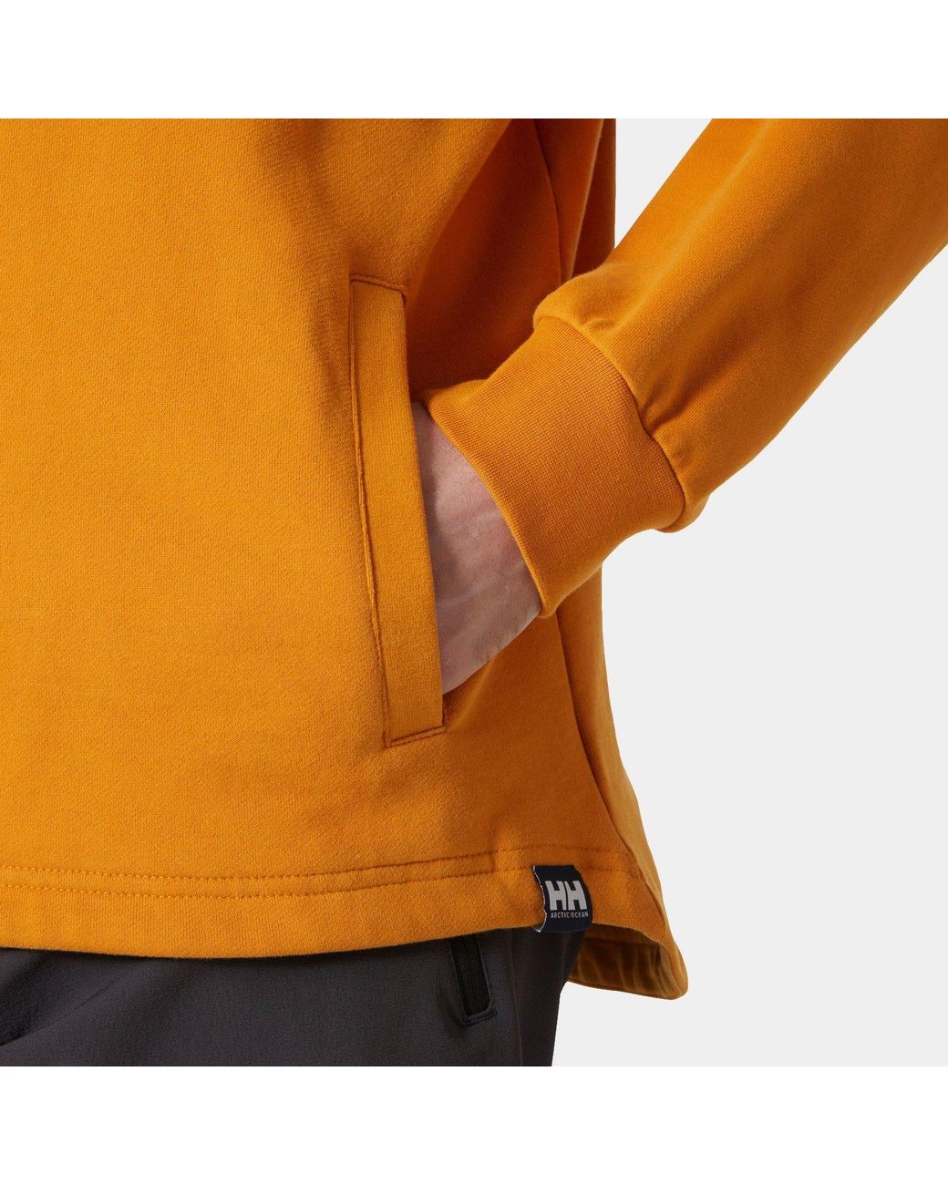 Helly Hansen Orange Arctic Ocean Hoodie 2.0 for men