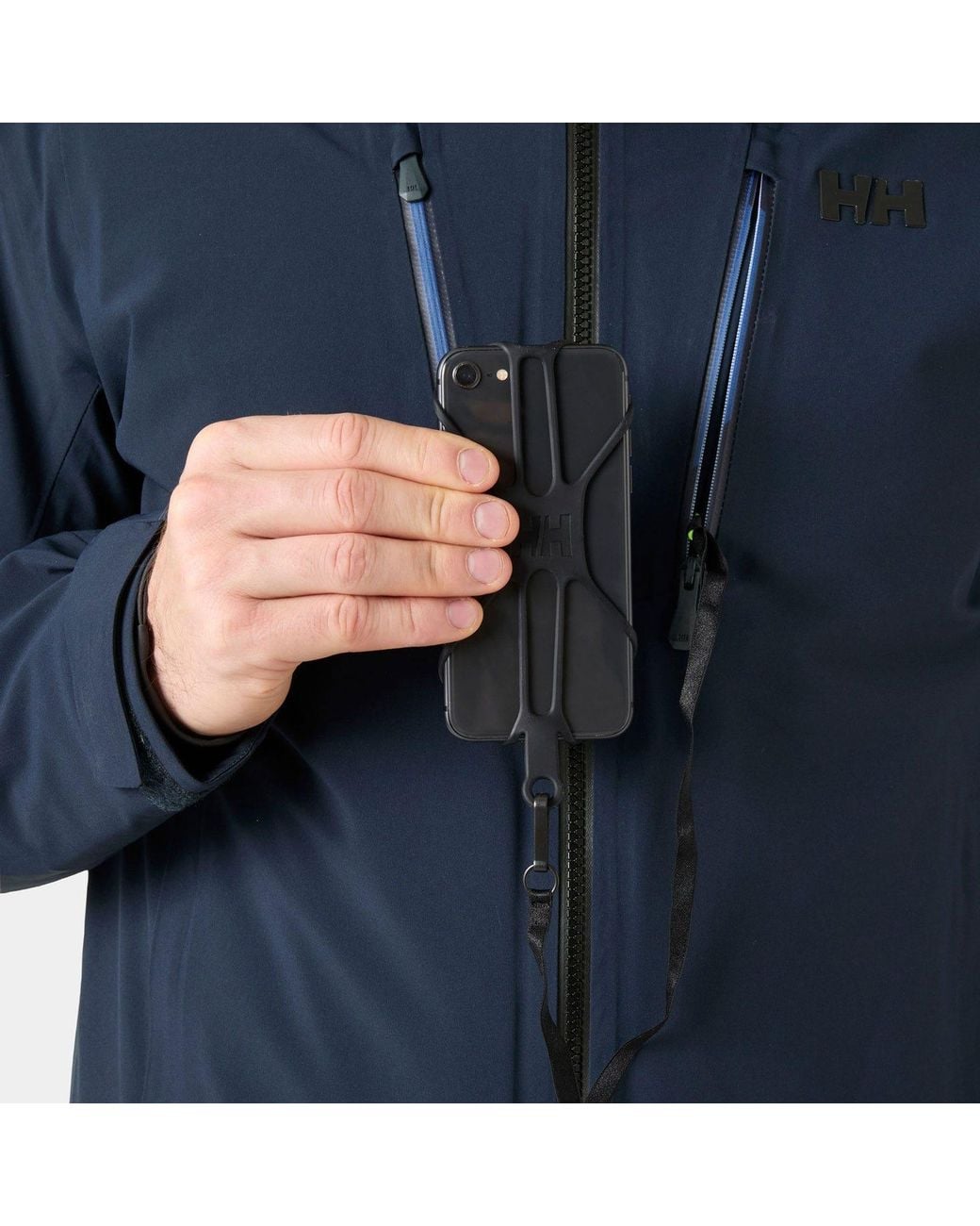 Helly Hansen Blue Alpha Long Insulated Jacket for men