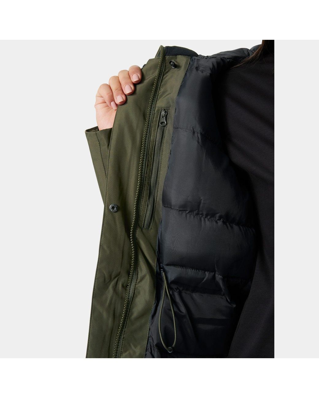 Helly Hansen Green Senja Insulated Winter Parka