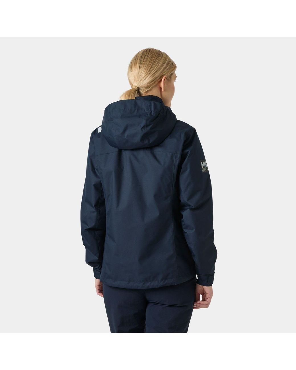 Crew Hooded Pile Jacket Mujer Helly Hansen de color Blue