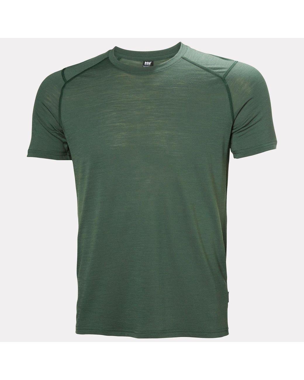Helly Hansen Green Durawool T-Shirt for men