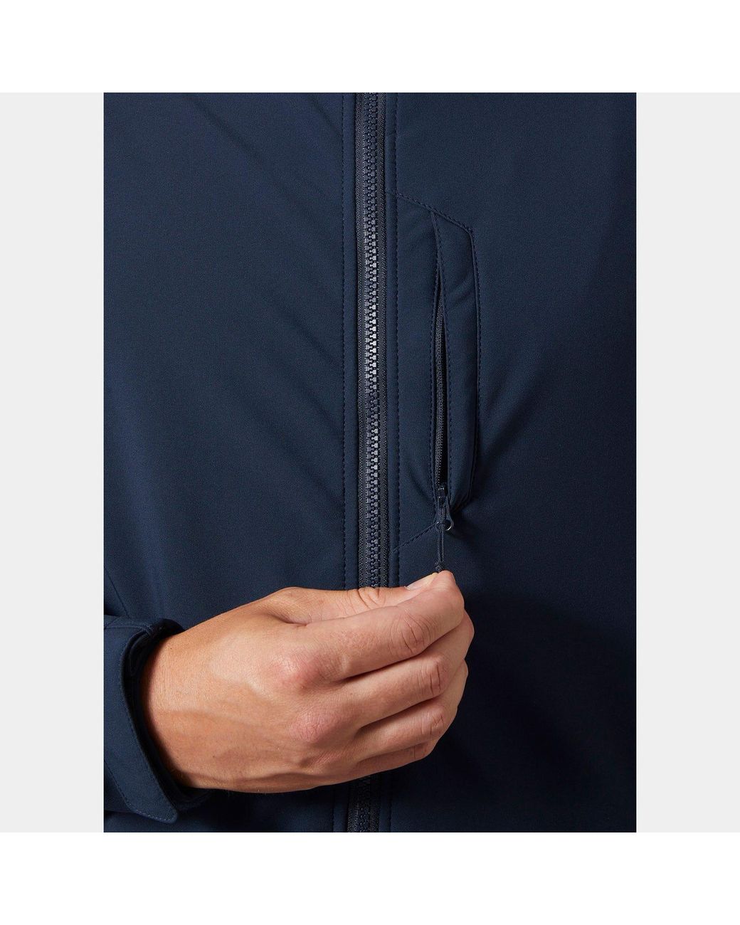 Helly Hansen Blue Paramount Athletic Cut Softshell Jacket for men