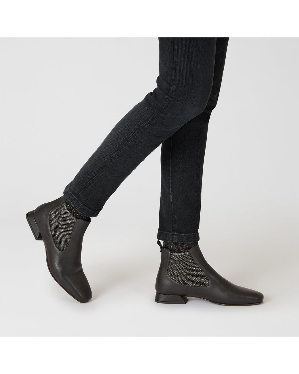 Henry Beguelin Black Ankle Boot