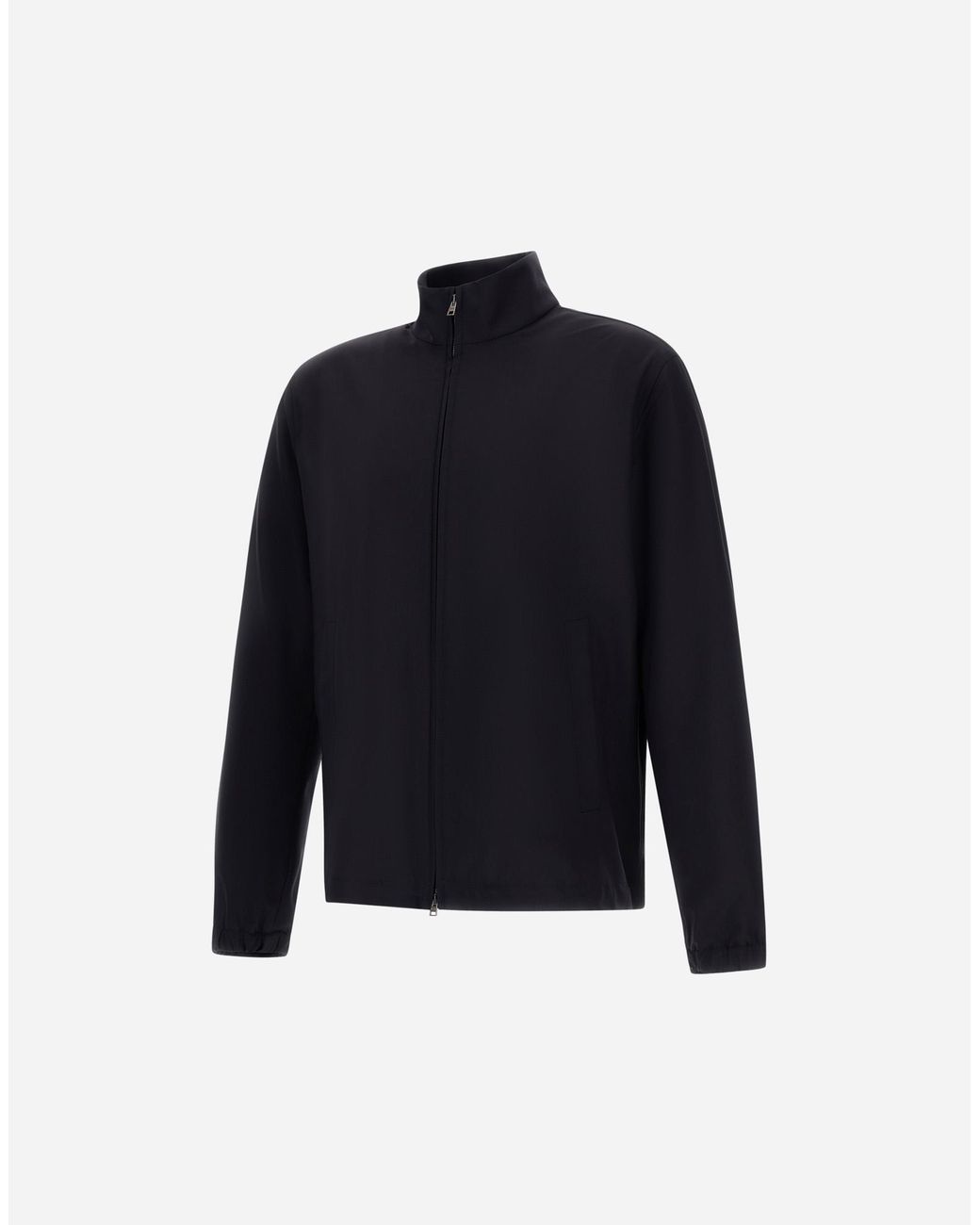Herno Blue Jacket With Zip for men