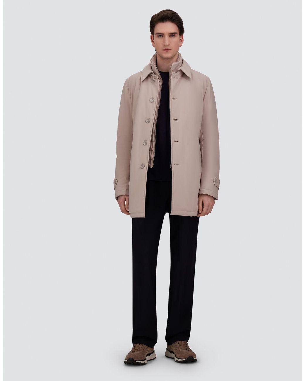 Herno Natural Trench Coat for men