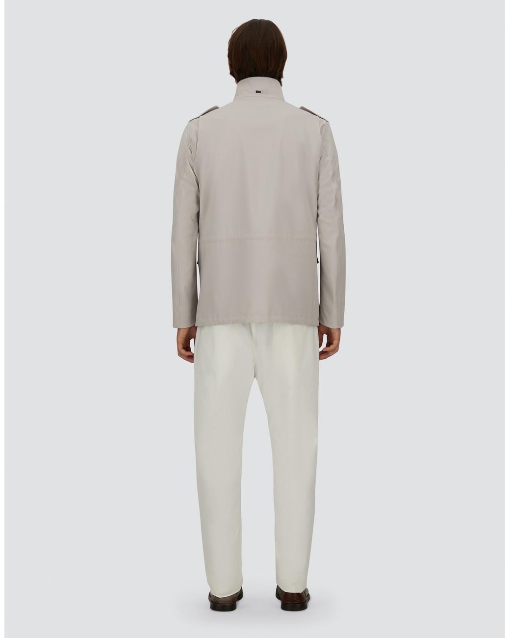 Herno Gray Field Jacket for men