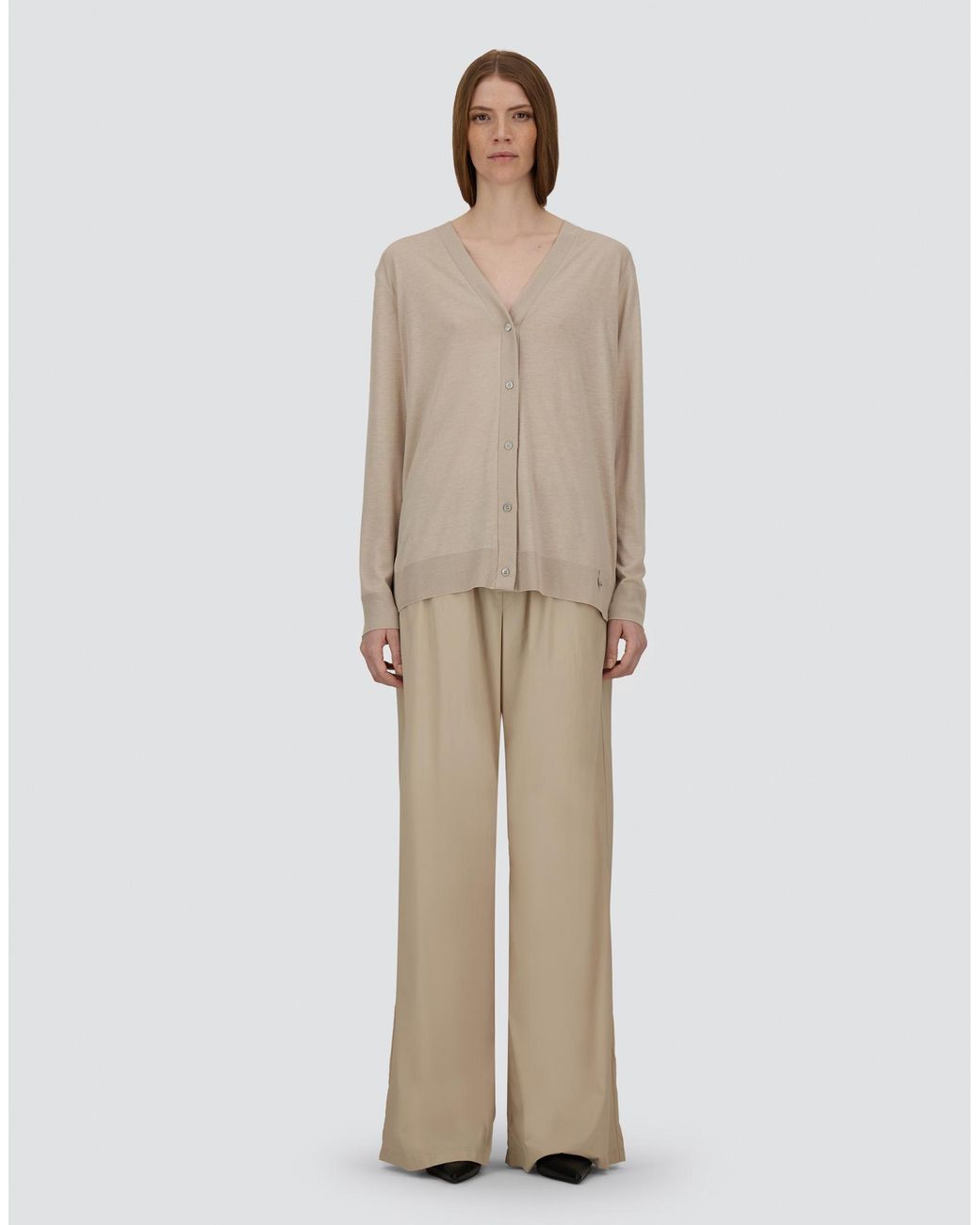 Herno White Resort Trousers