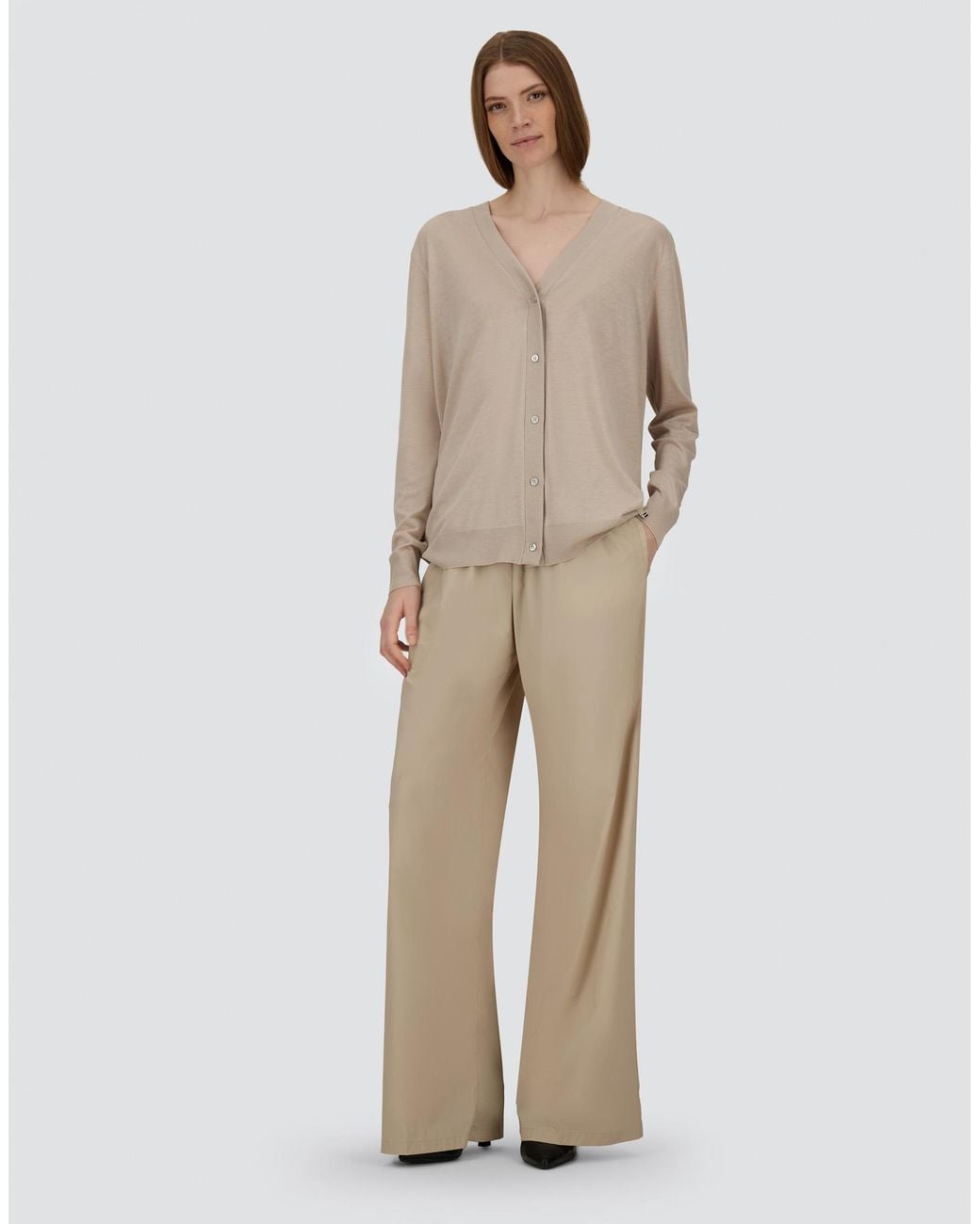 Herno White Resort Trousers
