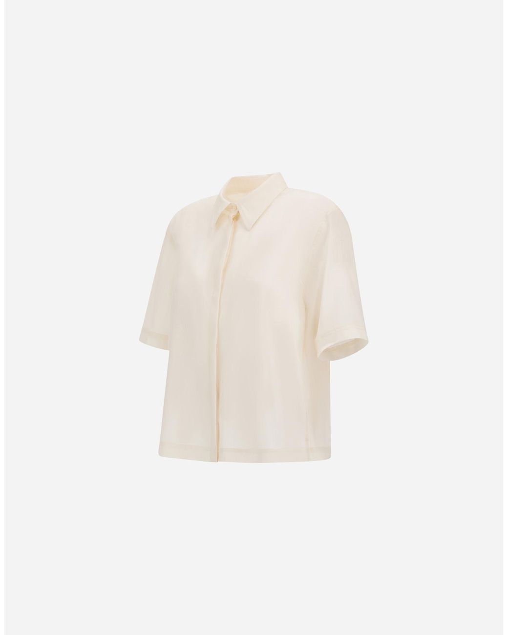Herno White Short-Sleeved Shirt