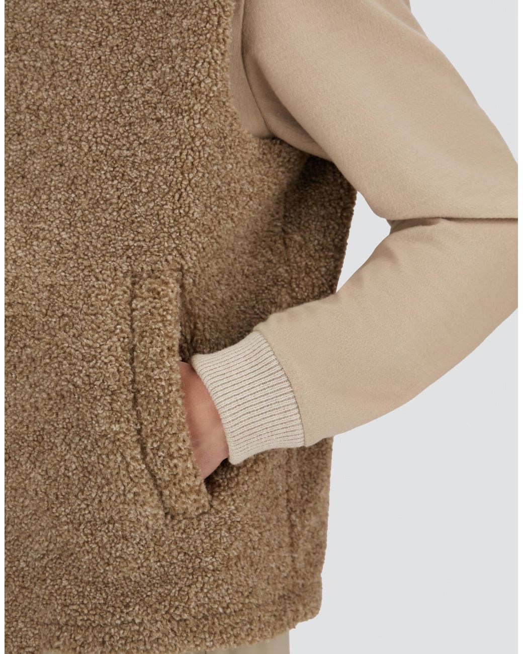 Herno Brown Resort Vest for men