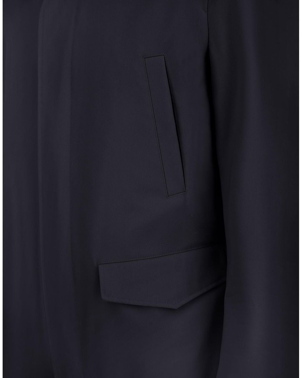 Herno Blue Field Jacket for men
