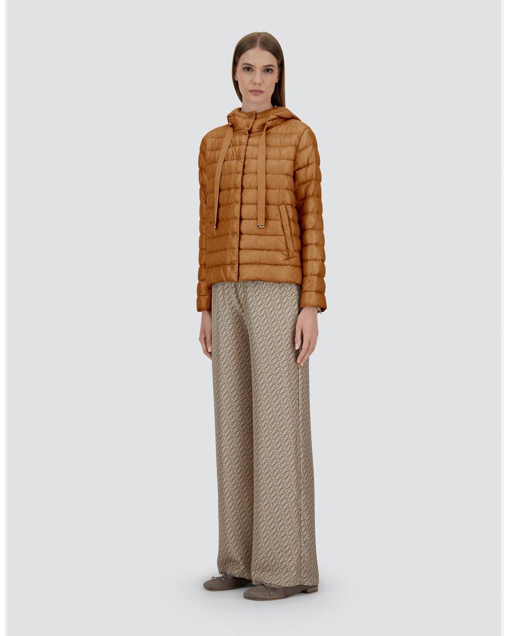 Herno Brown Nylon Ultralight Jacket