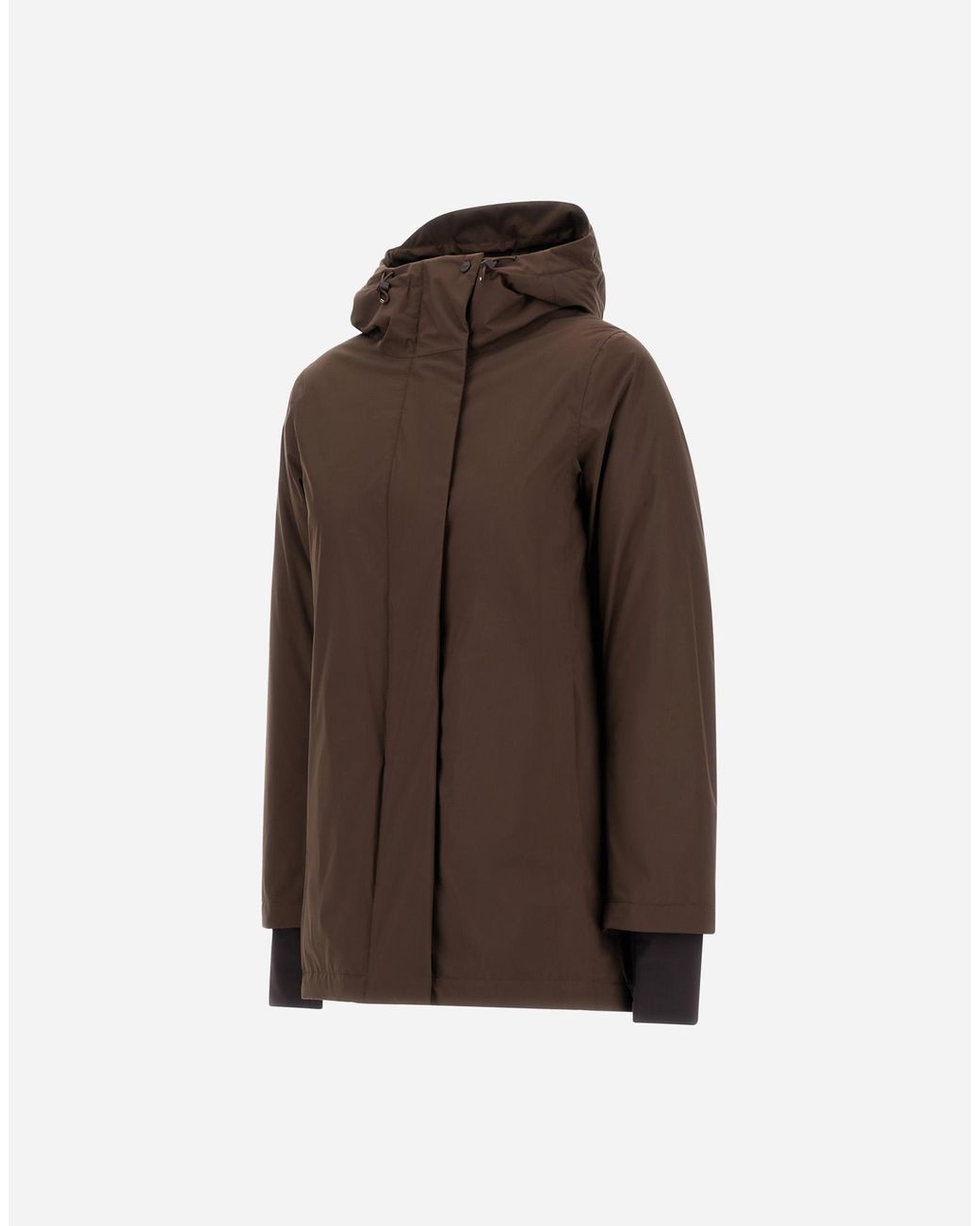 Herno Brown A-Shape Jacket
