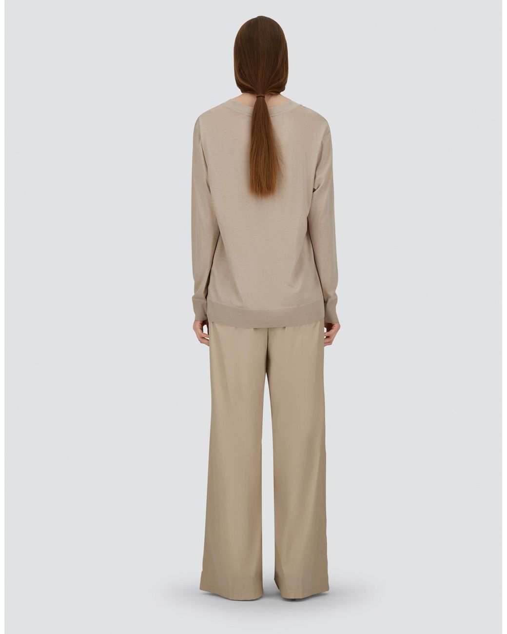 Herno White Resort Trousers