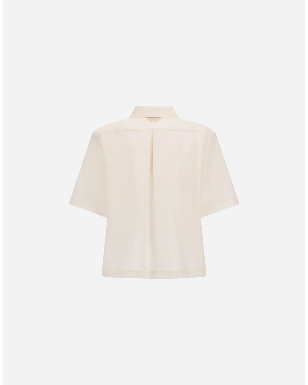 Herno White Short-Sleeved Shirt