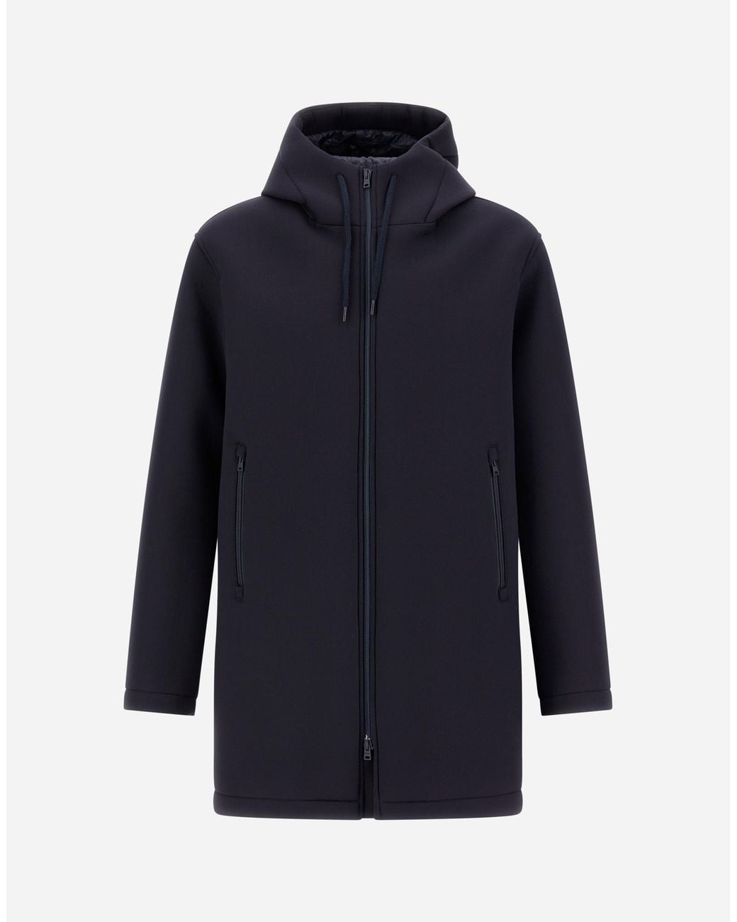 Herno Blue Long Parka for men