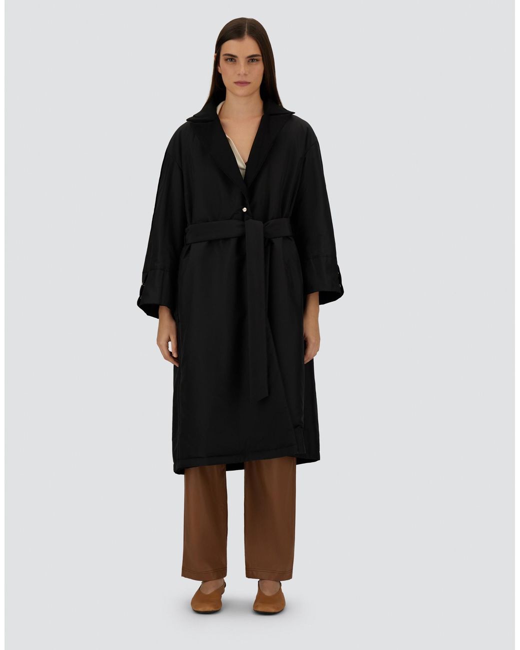 Herno Black Reversible Coat