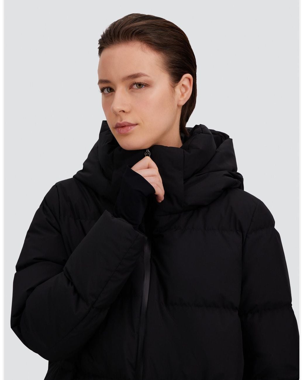 Herno Black Long Jacket