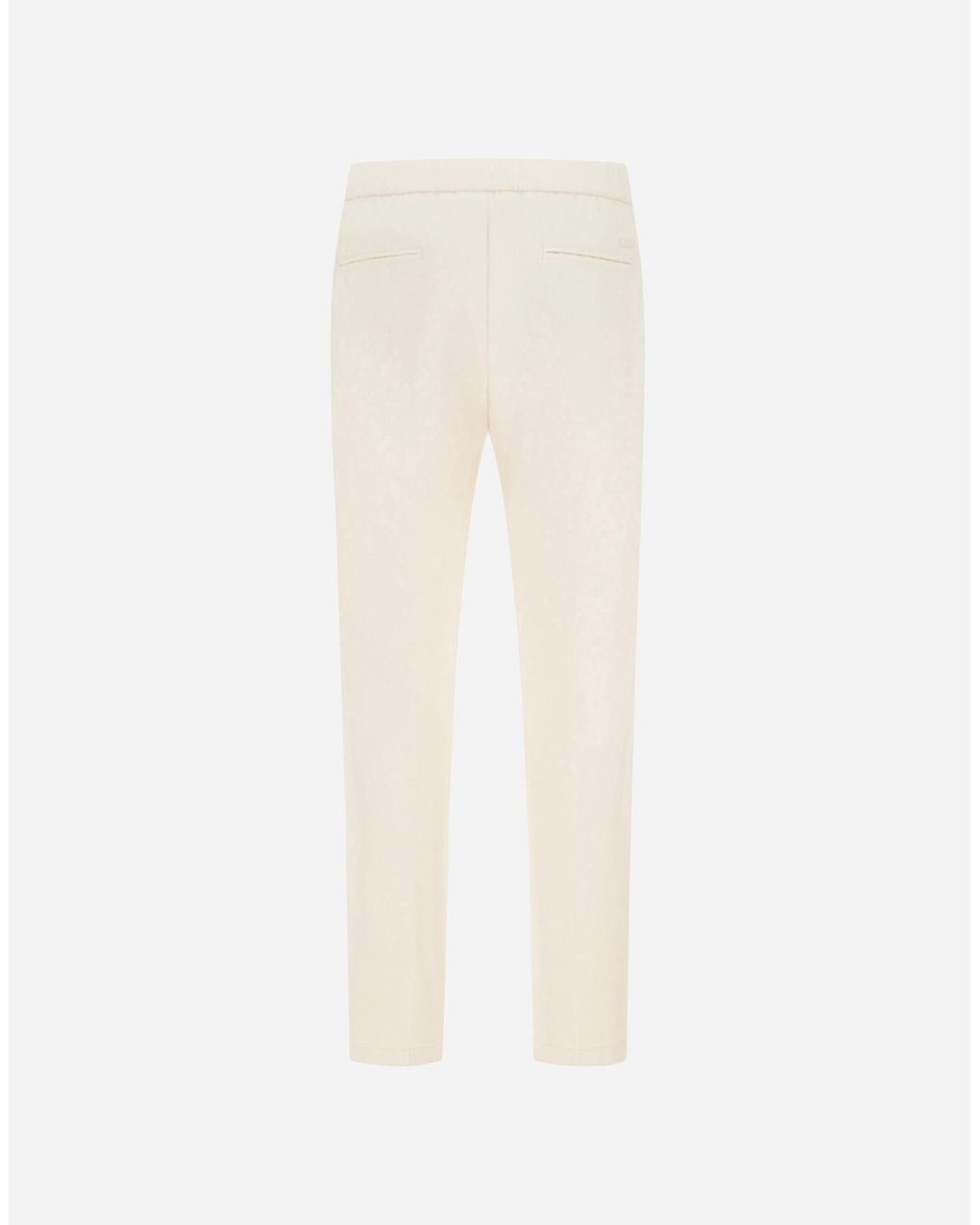 Herno Natural Light Comfort Stretch Woven Trousers for men