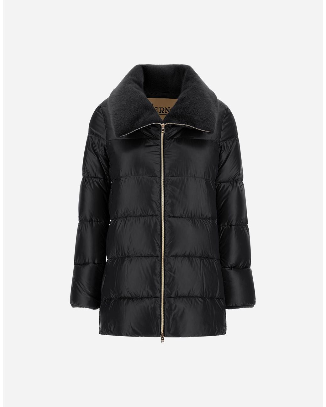 Herno Black A-Shape Jacket