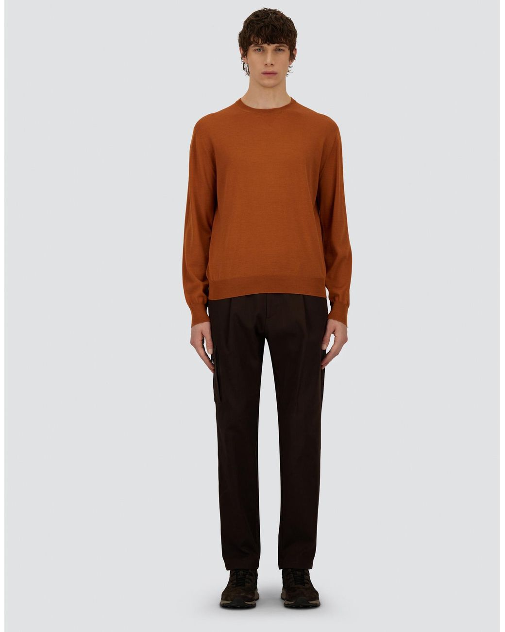 Herno Orange Resort Sweater for men